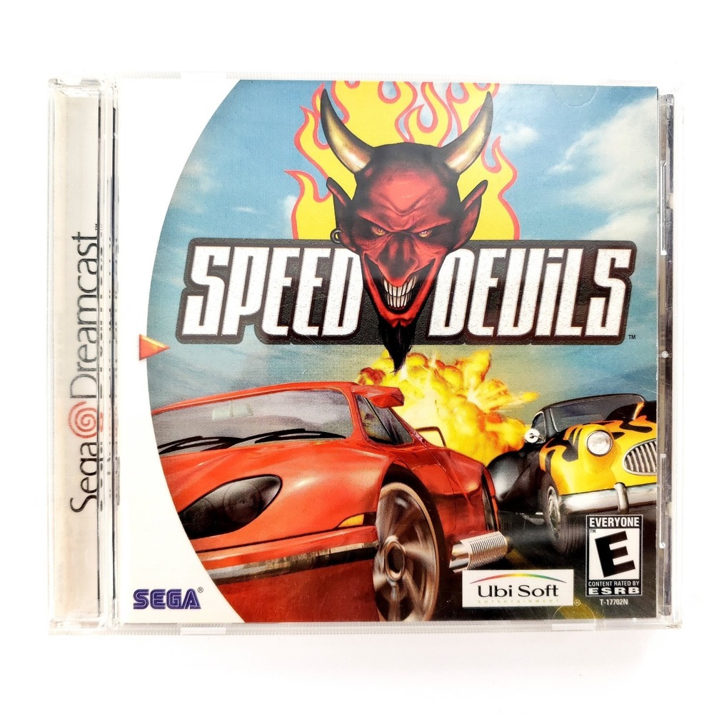 Speed Devils (Sega Dreamcast, 1999) Complete w/ Reg Card SCRATCHED Tested Works